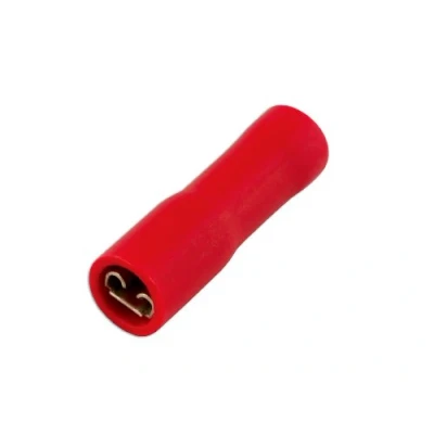 Image of CONNECT Wiring Connectors Red Female Slide on 6.3mm Pack of 100 30135