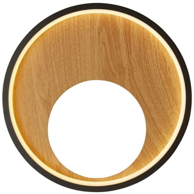 Image of Curio Wall Light Black, Wood