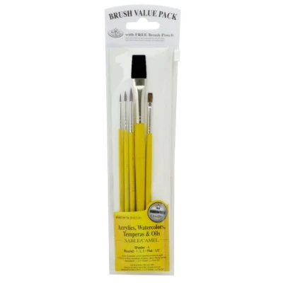 Image of Royal Brush Sable/Camel Value Pack Set