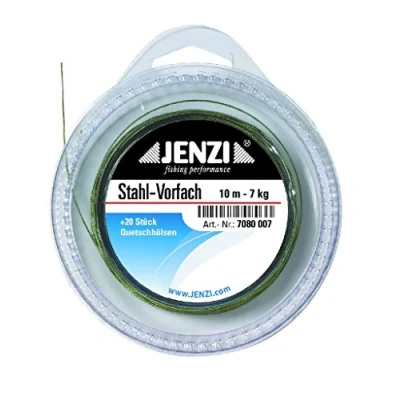 Image of Jenzi wire trace, on 10 m spool, with 20 piecesTrace crimps., Unisex, 7kg