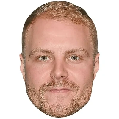 Image of Valtteri Bottas (Beard) Celebrity Mask, Flat Card Face, Fancy Dress Mask