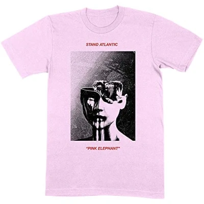 Image of Men&#039;s Stand Atlantic Pink Elephant T shirt Light