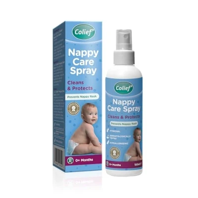 Image of Colief Nappy Care Spray Hydrogel Cleans, Protects And Prevents Rash Over 300 Changes Per Bottle 150ml