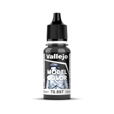 Image of Vallejo Model Color 17 ml Acrylic Paint Bronze Green