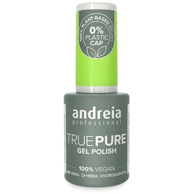 Image of Andreia Professional Hema Free Gel Polish TRUE PURE 21 and 100% Vegan for Sensitive Nails Semi Permanent UV LED Soak Off Nail Varnish Colour T14 Neon Green 10.5ml