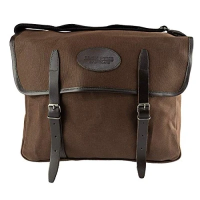 Image of JACK PYKE Heavy Cotton Canvas Shoulder Dog Multi Use Utility Bag Brown