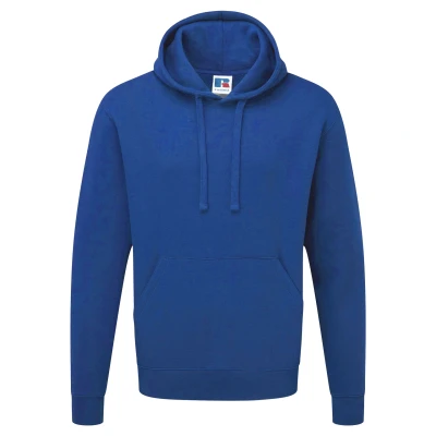 Image of Russell Athletic Mens Authentic Hooded Sweatshirt / Hoodie (Bright Royal) Multicolour Size X Small