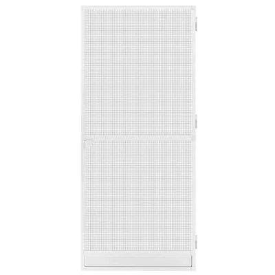 Image of Schellenberg 70093 Fly Screen Balcony Door, Insect Protection Premium Aluminium Frame, Fibreglass Fabric, 100 x 215 cm, White
