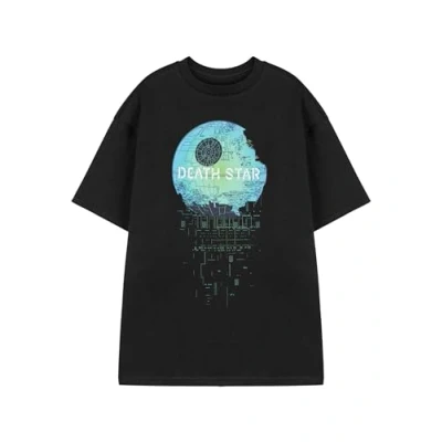 Image of Star Wars Death Mens Black Short Sleeved T Shirt Galactic Empire Graphic Tee Sci Fi Movie Merchandise Licensed Apparel for Men