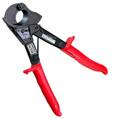 Image of Ratchet Cable Wire Cutter and Heavy Duty Aluminum Copper for Cutting Electrical Up to 240mm² Pliers