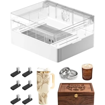Image of xTool M1 Ultra Riser Base with Honeycomb Panel, Working Panel for Fast Heat Dissipation and Desktop Protecting, Pre Assemble Base, Dimension: 24.4&quot;x 19.6&quot;x 5.5&quot;