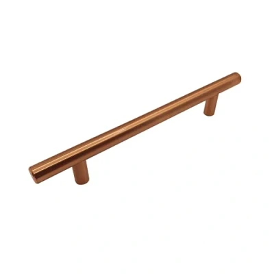 Image of FittingsCo VEROLI T Bar Handle Copper Finish 128mm Hole Centres