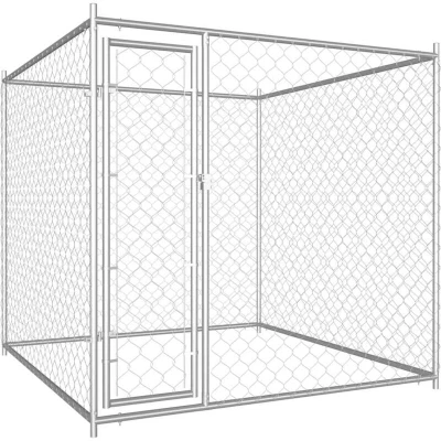 Image of vidaXL Outdoor Dog Kennel 193x193x185 cm