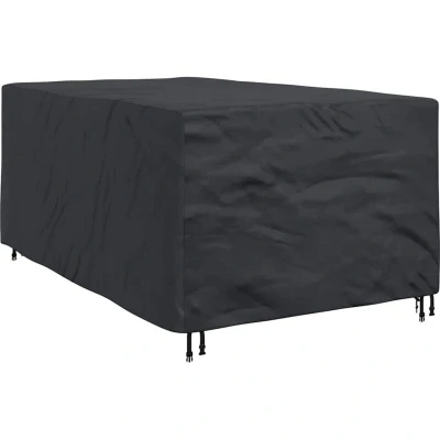 Image of vidaXL Outdoor Furniture Cover Black 143 x 225 90 cm 210D