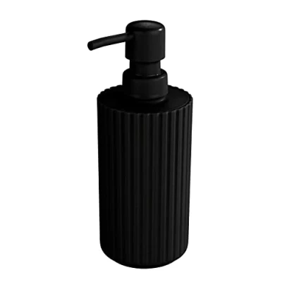 Image of Wenko Soap Dispenser, Polypropylene (PP), Black, 18 x 7 cm