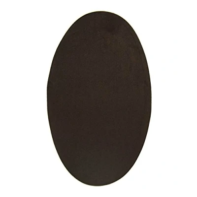 Image of Haberdashery Online 2 Piece Suede Knee Patches, Iron on Clothing Repair and Protection for Trousers, Jackets, Sweaters, Shirts, 16x10cm, Durable, Easy to Use Color: Brown