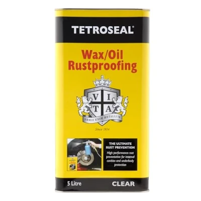 Image of Tetroseal Waxoil Car Rustproof Clear Rust Proofing 5L