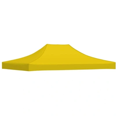 Image of vidaXL Party Tent Roof 4x3 m Yellow 270 g/m²
