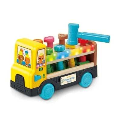 Image of LeapFrog 619503 Pound &amp; Pop Truck, Multicolour