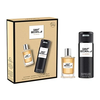 Image of David Beckham Classic Gift Set For Him, 40ml Eau De Toilette &amp; 150ml Deo Spray