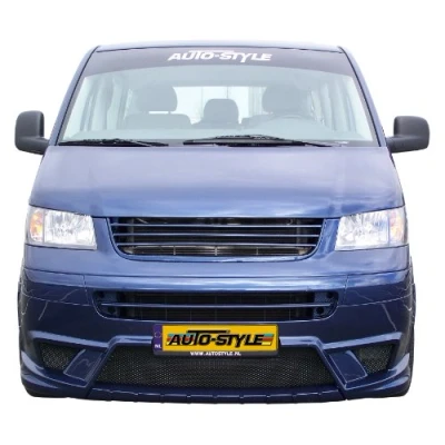 Image of AUTO STYLE Dietrich No Sign Grill compatible with Volkswagen Transporter T5 2003 2010 excl Multivan/Caravelle/Shuttle (ABS)