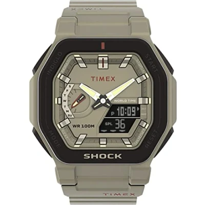 Image of Timex Chicago White Dial Brown Leather Strap TW2V28900
