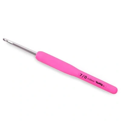 Image of Frida&#039;s Wollhaus Tulip Etimo Rose Crochet Hook Comfort Grip Smooth Tip Easy 11 Sizes (4.0mm)