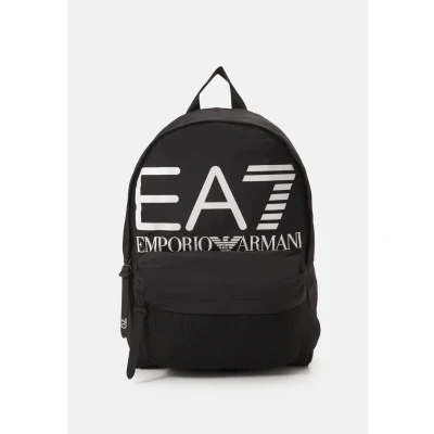 Image of Emporio Armani EA7 men backpack black white logo