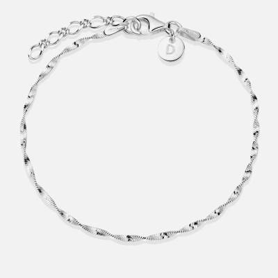 Image of Daisy London Helix Twisted Sterling Silver Bracelet
