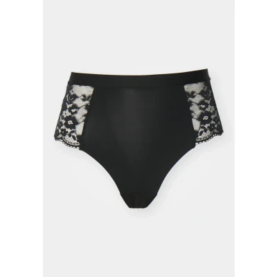 Image of Lindex BRAZILIAN HIGH IRIS​ Briefs, Women&#039;s, Size: 10/12, Black