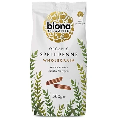 Image of Biona Organic Wholegrain Spelt Penne, 500g