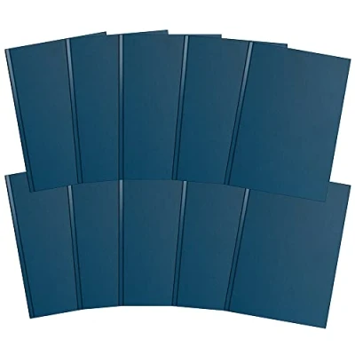 Image of Summit A4 Notebook, Hardcover Casebound, Ruled, 192 pages, Blue (Pack of 10)