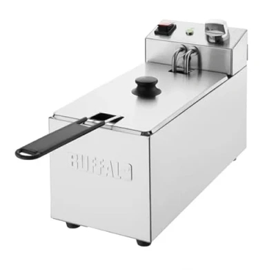 Image of Buffalo Single Tank Basket 3Ltr Countertop Fryer 2kW
