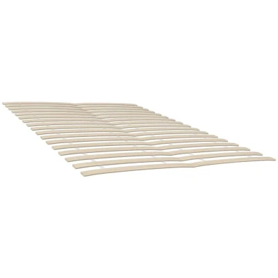 Image of vidaXL Slatted Bed Bases 2 pcs, Slat with 34 Slats, No Frame Base for Bedroom, Mattress Foundation Platform Bunk, 80x200 cm