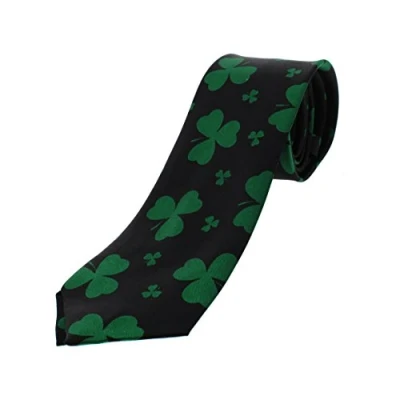 Image of Zac&#039;s Alter Ego Fancy Dress St. Patrick&#039;s Day Clover Leaf Tie