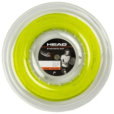 Image of HEAD Synthetic Gut Tennis String 200m Reel, 16 Gauge, Yellow