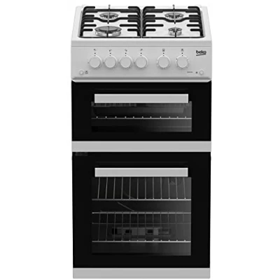 Image of Beko KDVG593W 50cm Gas Cooker with Grill White A+ Rated
