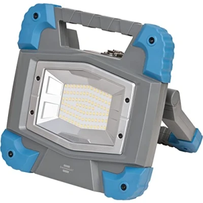 Image of Brennenstuhl LED Work Light BS 5000 MA/Site 6000lm (Compatible with Bosch Professional 18V Battery System, IP55, 2 Switching Levels, dimmable, BGI608 K2, Without Battery, Engineered in Germany)