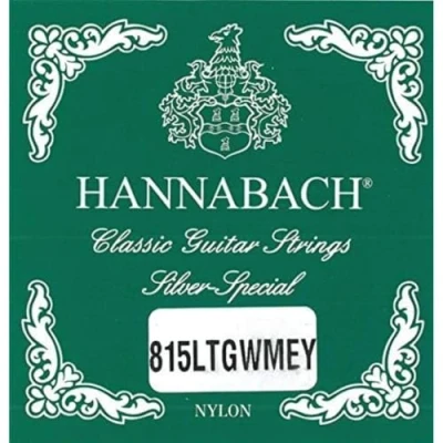 Image of Hannabach Classical Guitar Strings, 815LTGWMEY, Series 815 Low Tension Silver Special