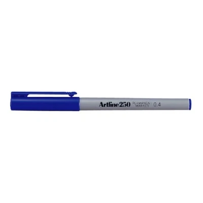 Image of Artline Ek250 0.4mm Fine Line Style Permanent Marker Blue