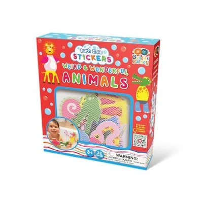 Image of Buddy &amp; Barney Weird And Lovely Animals Bath Time Stickers Toy For Kids