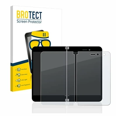 Image of brotect Anti Glare Glass Screen Protector Matte compatible with Microsoft Surface Duo Scratch 9H Protection Film