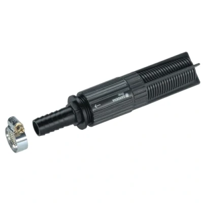 Image of Gardena Suction Filter with Backflow Preventer 19 mm (3/4 Inch ): Efficient Bag for Connection to the Hose, Hose Clamp (1726 20), Black