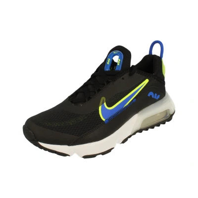 Image of NIKE Air Max 2090 GS Running Trainers DA4669 Sneakers Shoes (UK 4 US 4.5Y EU 36.5, Black Racer Blue Volt 001)