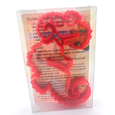 Image of Seahorse Cookie Cutter Set of 2, Biscuit, Pastry, Fondant Clay