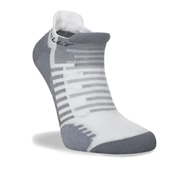 Image of Hilly, Active Socklet Min Cushioning, White/Grey, Size L