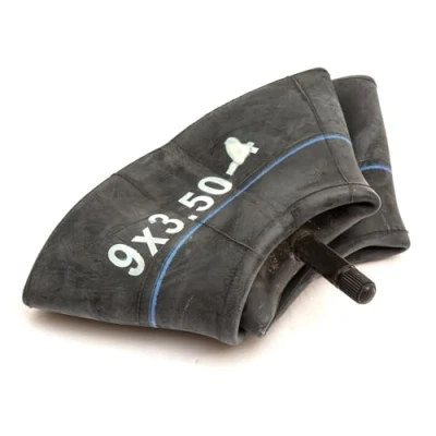 Image of Heavy Duty Inner Tube 9x3.50 4 Straight Valve TR13 Butyl Rubber Inch Wheel Ride On Lawn Mower Lawnmower 9 x 3.50