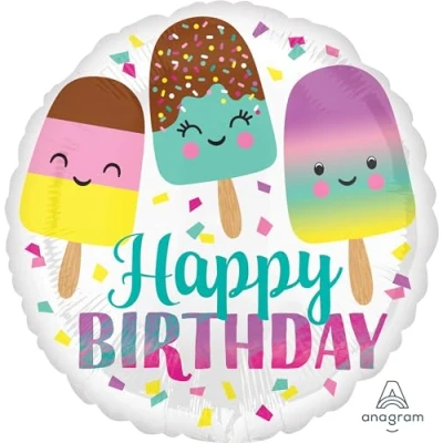 Image of Amscan 3962201 Sd C:Happy Ice Cream Birthday