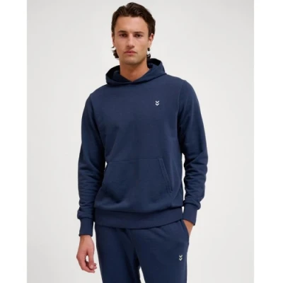Image of Hummel Pulse Sweat Hoodie L Comfortable Blue Running and Training for Men (EU)
