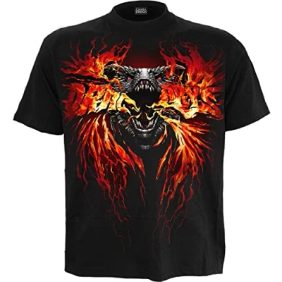 Image of HBO Got Fire and Blood T Shirt Black M